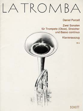 Illustration de 2 Sonates pour trompette (hautbois), cordes et basse continue réduction piano