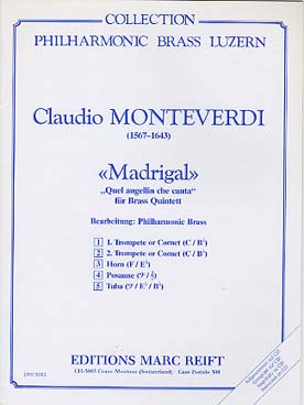 Illustration monteverdi madrigal "angellin che canta"