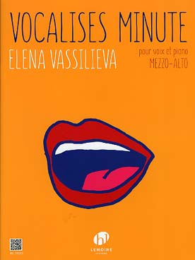 Illustration de Vocalises minute pour voix et piano - Mezzo-alto