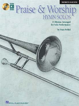 Illustration de Praise and worship hymn solos for trombone/baritone