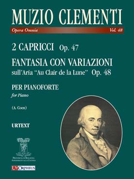 Illustration de 2 Caprices op. 47 et Fantaisie avec variations "Au clair de la lune" op. 48