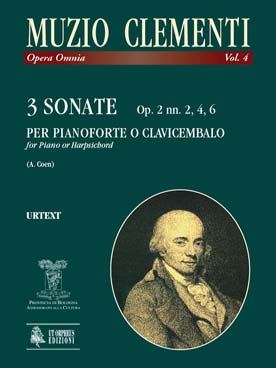 Illustration de 3 Sonates op. 2 - N° 2, 4 et 6