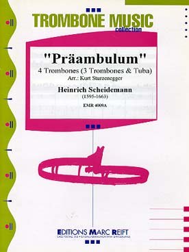 Illustration de Präambulum pour 4 trombones (ou 4 trombones et un tuba)