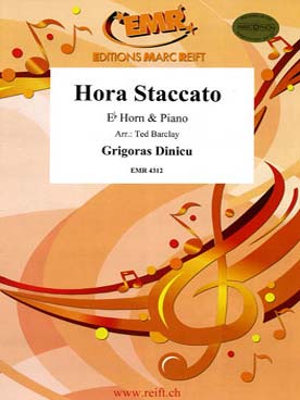 Illustration de Hora staccato pour cor mi b et piano