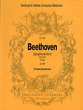 Illustration de Symphonie N° 6 op. 68 en fa M Pastorale - Harmonie