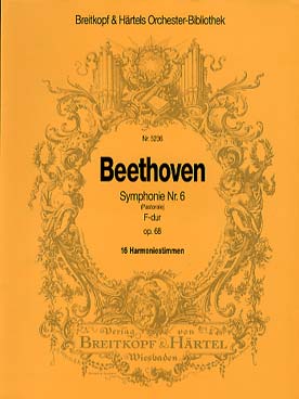 Illustration de Symphonie N° 6 op. 68 en fa M Pastorale - Harmonie