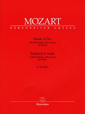 Illustration de Sonate K 331 N° 11 en la M avec le rondo Alla Turca