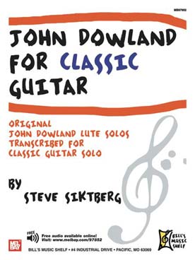 Illustration dowland for classical guitar