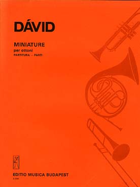Illustration de Miniature pour 6 cuivres (3 trompettes, 2 trombones et 1 tuba) - Conducteur