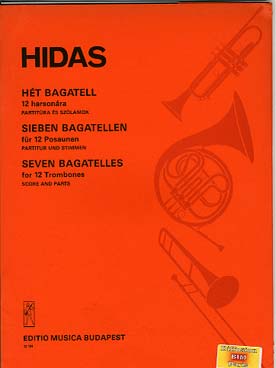 Illustration de Sieben Bagatelles pour 12 trombones (conducteur et parties)