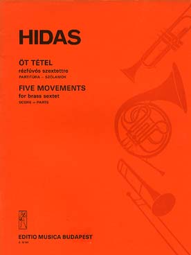 Illustration de Five movements pour 3 trompettes, 2 trombones et un tuba (conducteur et parties)