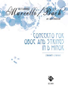 Illustration marcello/bach concerto pour hautbois & c
