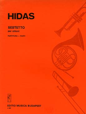 Illustration de Sestetto per ottoni pour 3 trompettes, 2 trombones et tuba (conducteur et parties)