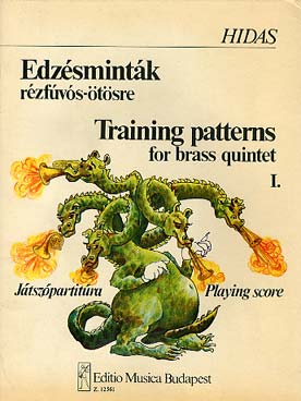 Illustration de Training patterns - Vol. 1 for brass quintet