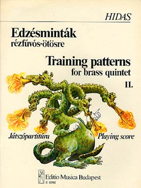Illustration de Training patterns - Vol. 2 for brass quintet