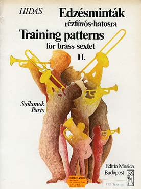 Illustration de Training patterns - Vol. 2 for brass sextet (3 trompettes, 2 trombones et tuba)