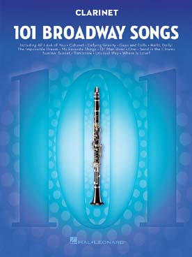 Illustration de 101 BROADWAY SONGS FOR CLARINET