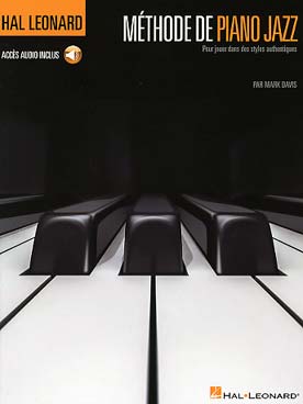 Illustration de Méthode de piano jazz avec support audio en ligne : pour jouer dans des styles authentiques