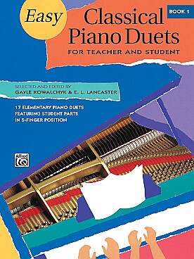 Illustration de EASY CLASSICAL PIANO DUETS pour élève et son professeur - Vol. 1 : Becucci, Berens, Diabelli, Gurlitt et Wohlfahrt