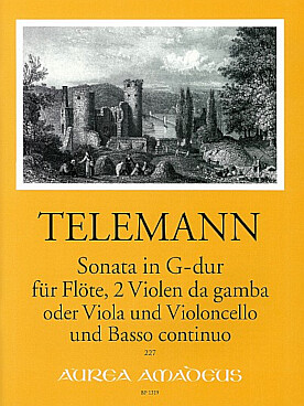 Illustration telemann quartett en sol maj twv 43 :g10