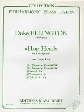 Illustration ellington hop head