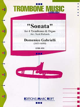 Illustration de Sonate pour 4 trombones et orgue
