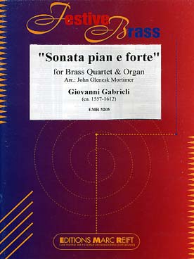 Illustration de Sonata pian e forte pour quatuor de cuivres et orgue