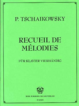 Illustration tchaikovsky recueil de melodies