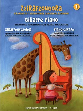 Illustration de PIANO-GIRAFE : sonatines choisies pour l'éducation musicale - Vol. 1