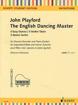 Illustration de The English dancing master : 5 danses faciles