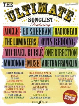 Illustration de The ULTIMATE SONGLIST (P/V/G)