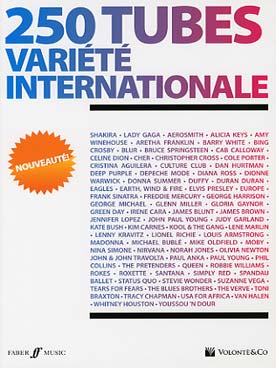 Illustration de 250 TUBES VARIETE INTERNATIONALE : Blunt, Collins, Queen, Nirvana, etc... (paroles/accords)