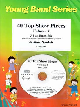 Illustration de 40 TOP SHOW PIECES - Vol. 1 ensemble flexible 5 parties