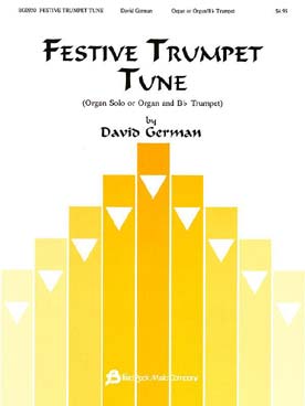 Illustration german festive trumpet tune