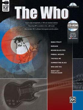 Illustration the who guitar play along avec cd-rom
