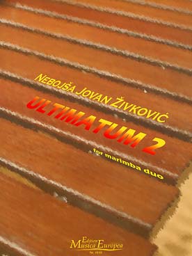 Illustration de Ultimatum 2 pour duo de marimbas