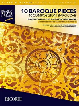 Illustration de 10 PIECES BAROQUES : transcriptions de Carlo Morena des Arie Antiche