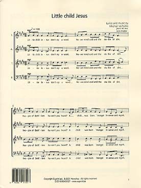 Illustration de Little child Jesus (SATB)
