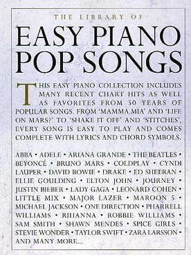 Illustration easy piano pop songs