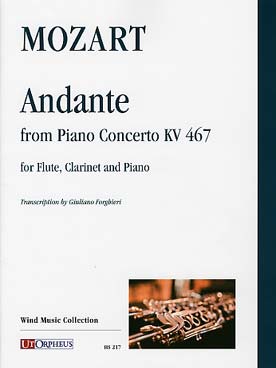 Illustration de Andante du Concerto N° 21 K 467 en do M
