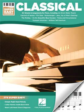 Illustration de CLASSICAL SUPER EASY SONGBOOK