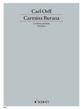 Illustration de Carmina Burana pour solistes (STBar),  chœur mixte (SATB), chœur d'enfants et orchestre - Conducteur