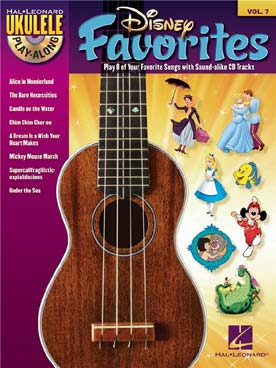 Illustration de UKULELE PLAY-ALONG - Vol. 7 : Disney favourites