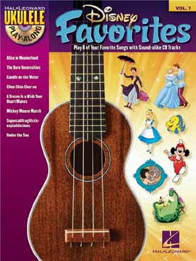 Illustration ukulele play-along vol. 7 : disney
