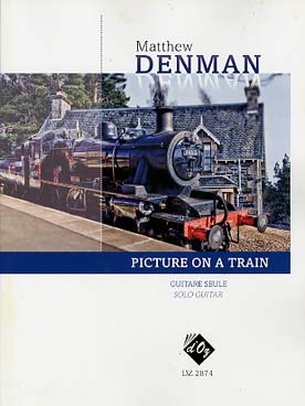 Illustration denman picture on a train