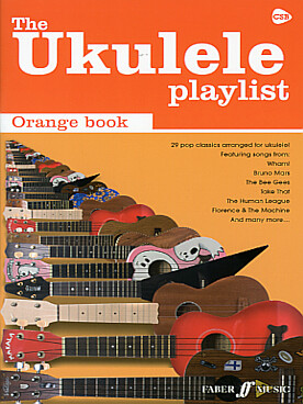 Illustration de UKULELE PLAYLIST - The Orange book