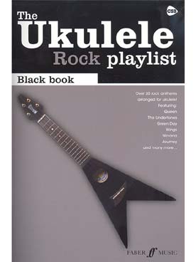 Illustration ukulele rock playlist : the black book