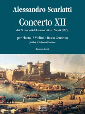 Illustration de Concerto N° XII pour flûte, 2 violons et basse continue