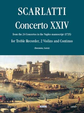 Illustration de Concerto N° XXIV pour flûte, 2 violons et basse continue