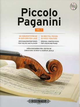 Illustration piccolo paganini : 30 pieces de concert